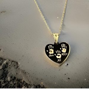 Stainless Steel Large Heart Necklace