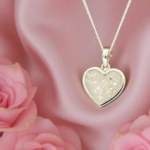 Breastmilk Heart Necklace from Lasting Memories