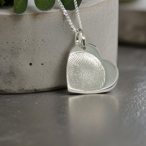 Touch The Silver Heart Necklaces