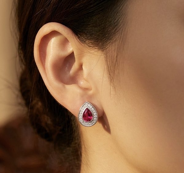 Cz Teardrop Earrings from Lasting Memories