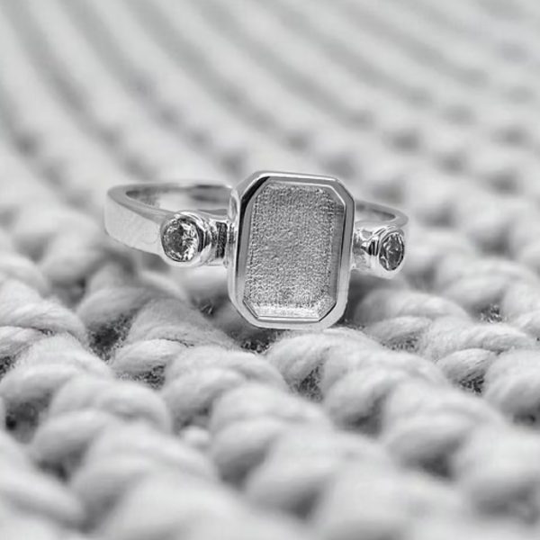 New Design Double Gem Emerald Ring from Lasting Memories
