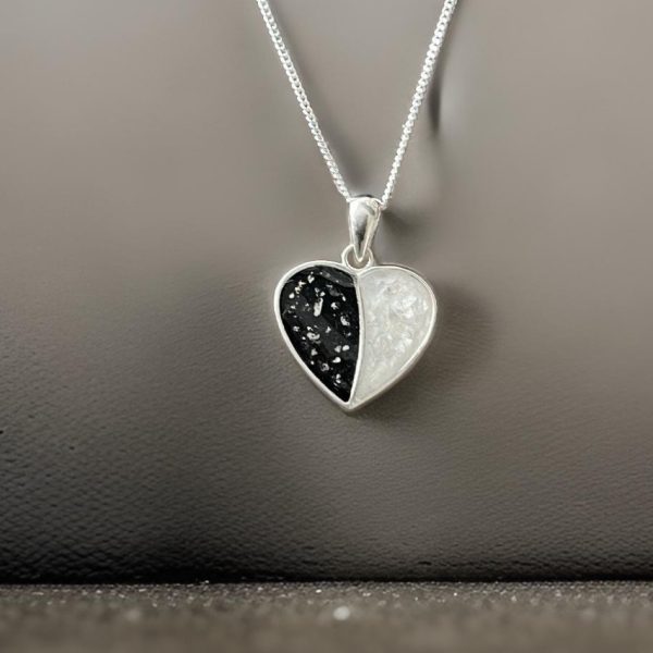 Split Heart Necklace from Lasting Memories