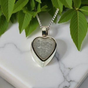 Heart  Self Fill Memorial Ashes Necklaces