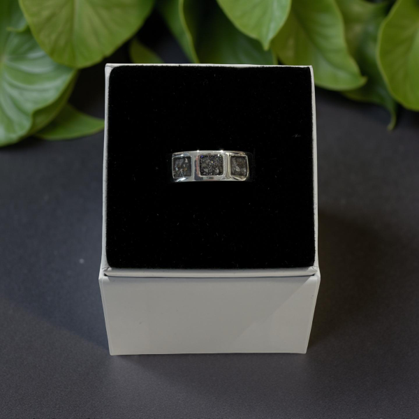 Unisex Triple Square Ring from Lasting Memories