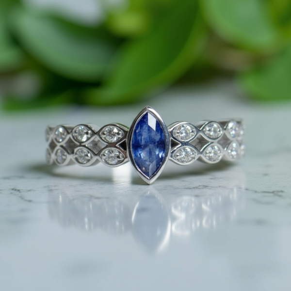 Double Marquise Band Ring from Lasting Memories