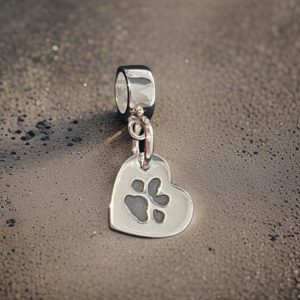 Paw Print Bracelet Charms
