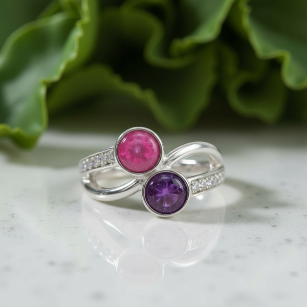 Twin Circle Ring from Lasting Memories