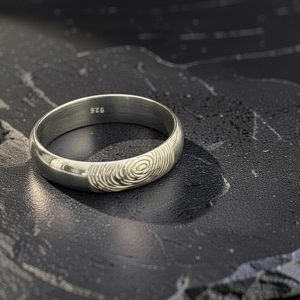 Hand Engraved 5mm Rounded Band Ring