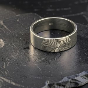 Hand Engraved 8mm Band Ring