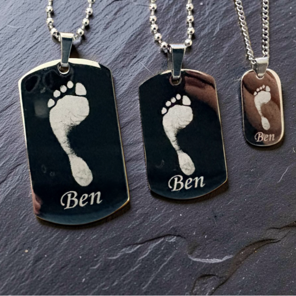 Stainless Steel Dog Tag from Lasting Memories