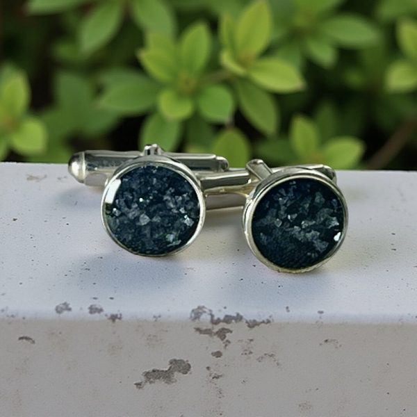 Round Cufflinks from Lasting Memories