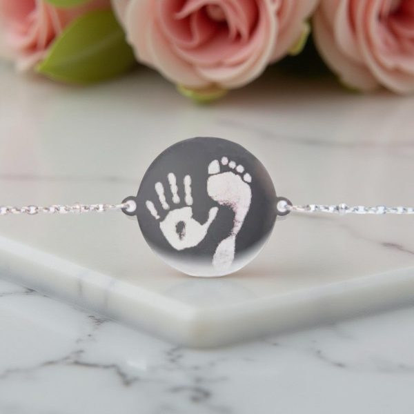 Stainless Steel Engraved Bracelet from Lasting Memories