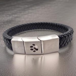 Fur Inclusion Leather Bracelet