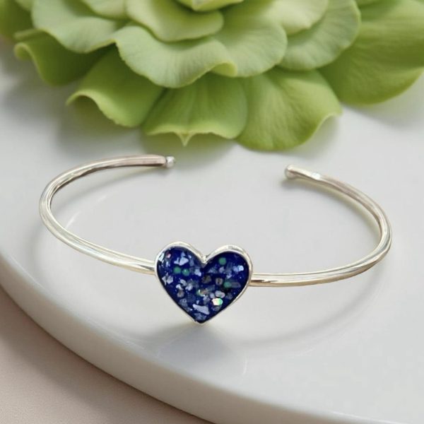 Adjustable Heart Bangle from Lasting Memories