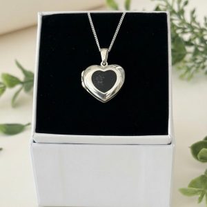 Heart Locket Pendant Necklace