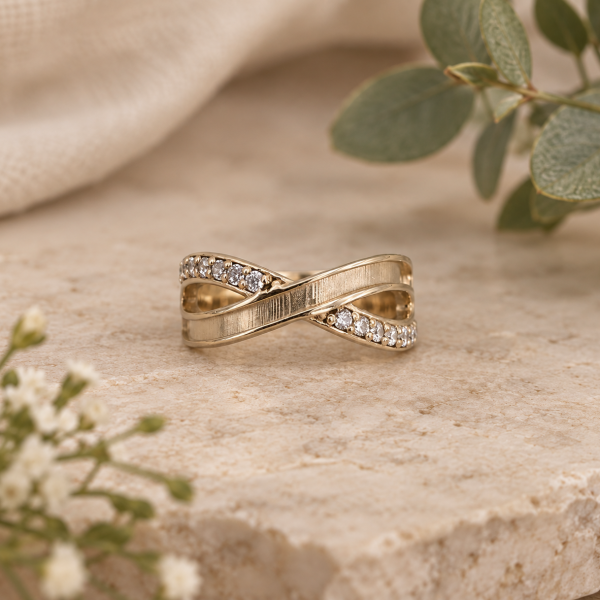 9ct Gold Infinity Ring