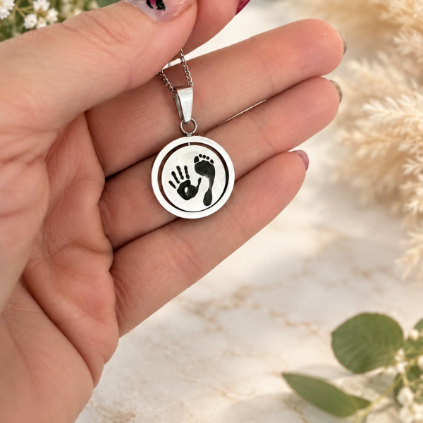 Stainless Steel Rotating Necklace